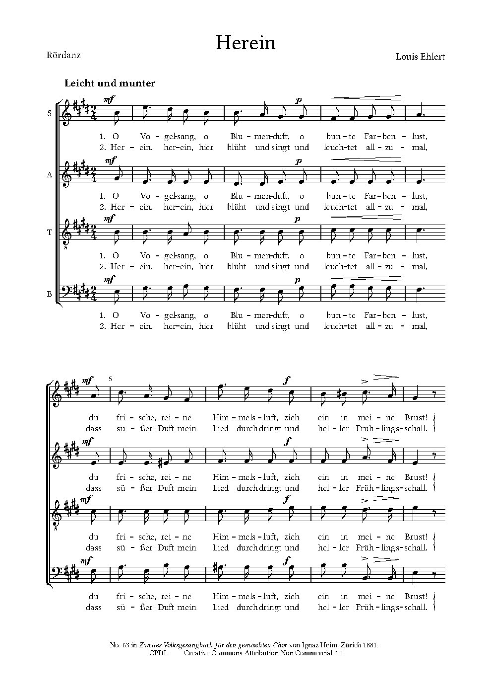Herein - Choir Script PDF Thumbnail