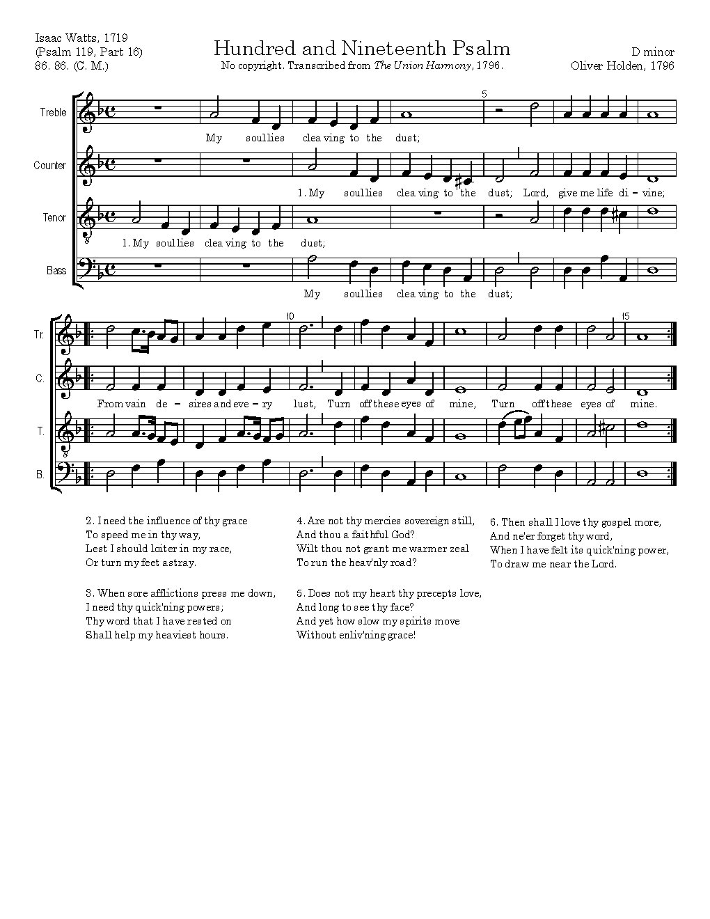 Hundred and Nineteenth Psalm