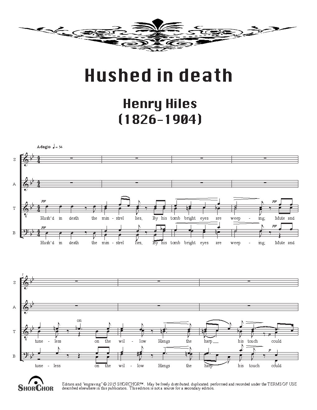 Hushed in death - Choir Script PDF Thumbnail