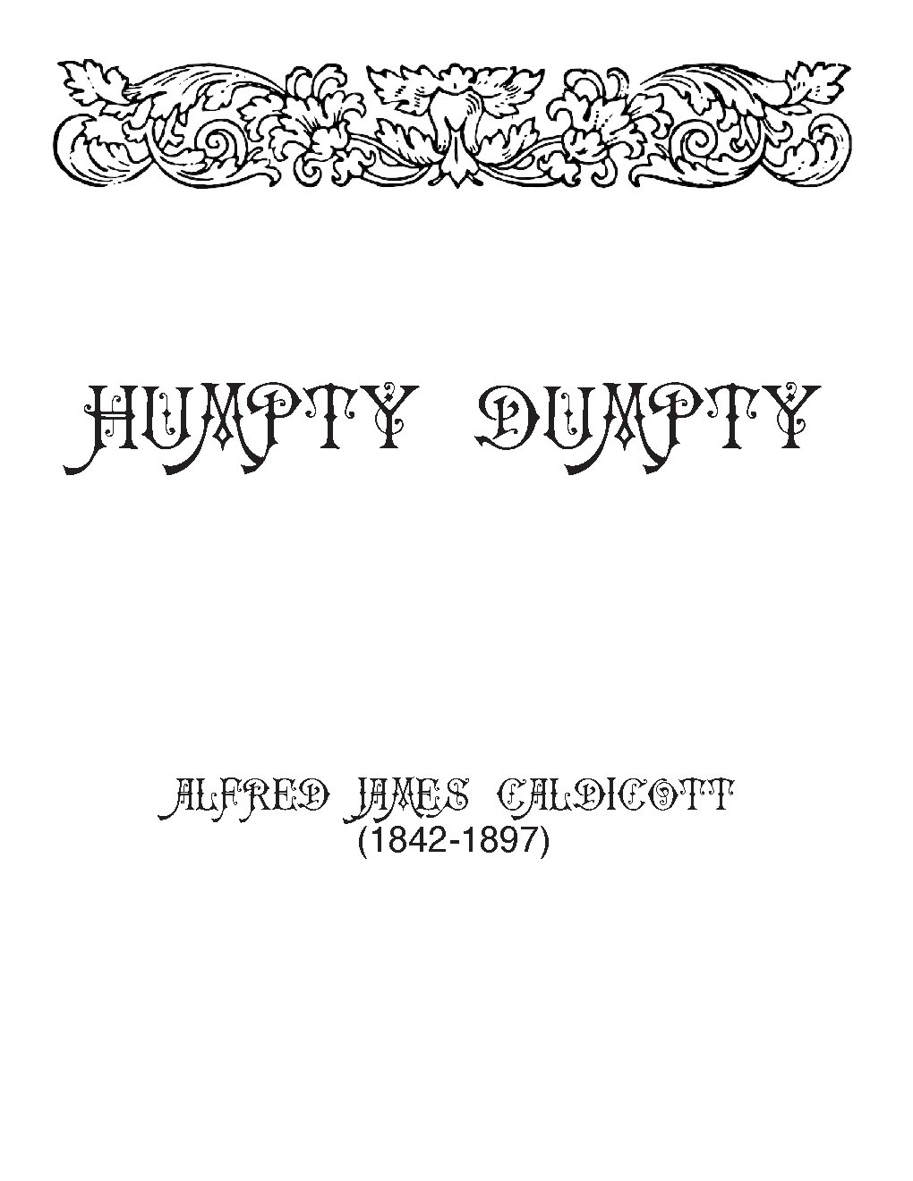 Humpty Dumpty