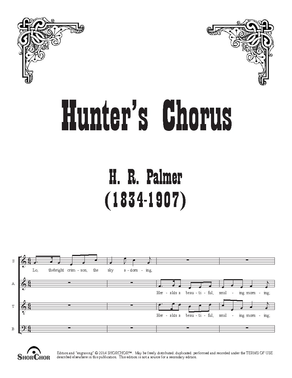 Hunter’s Chorus - Choir Script PDF Thumbnail