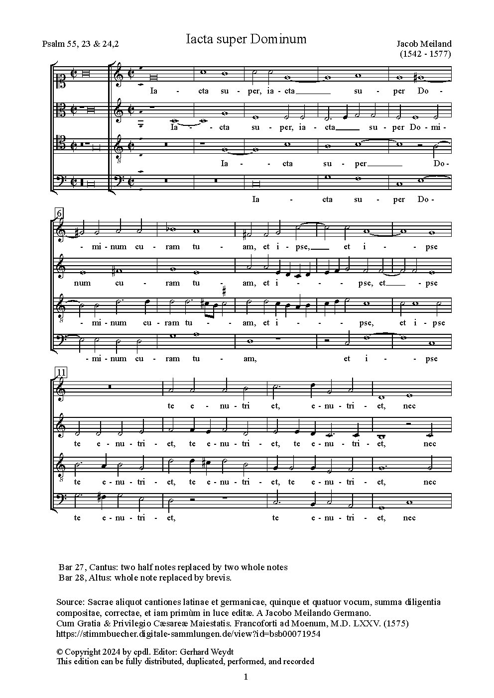 Iacta super Dominum