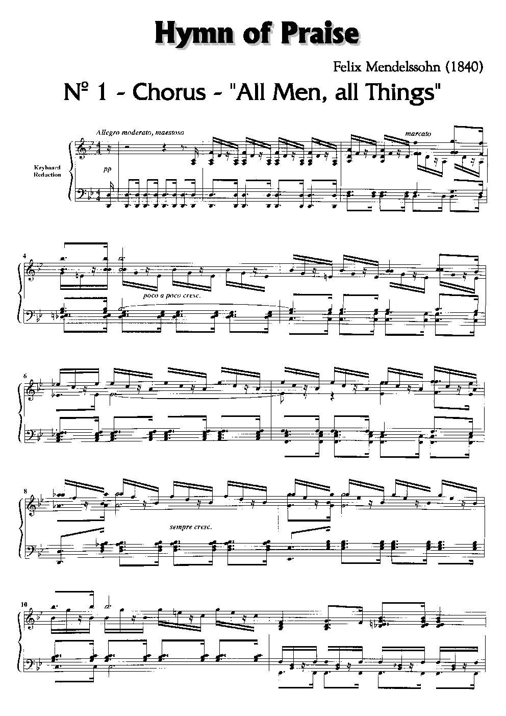 Hymn of Praise (complete)