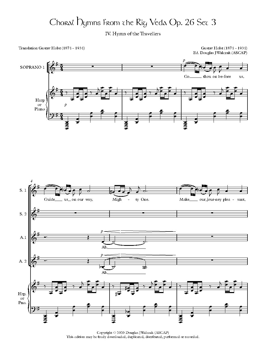 Hymn of the Travellers