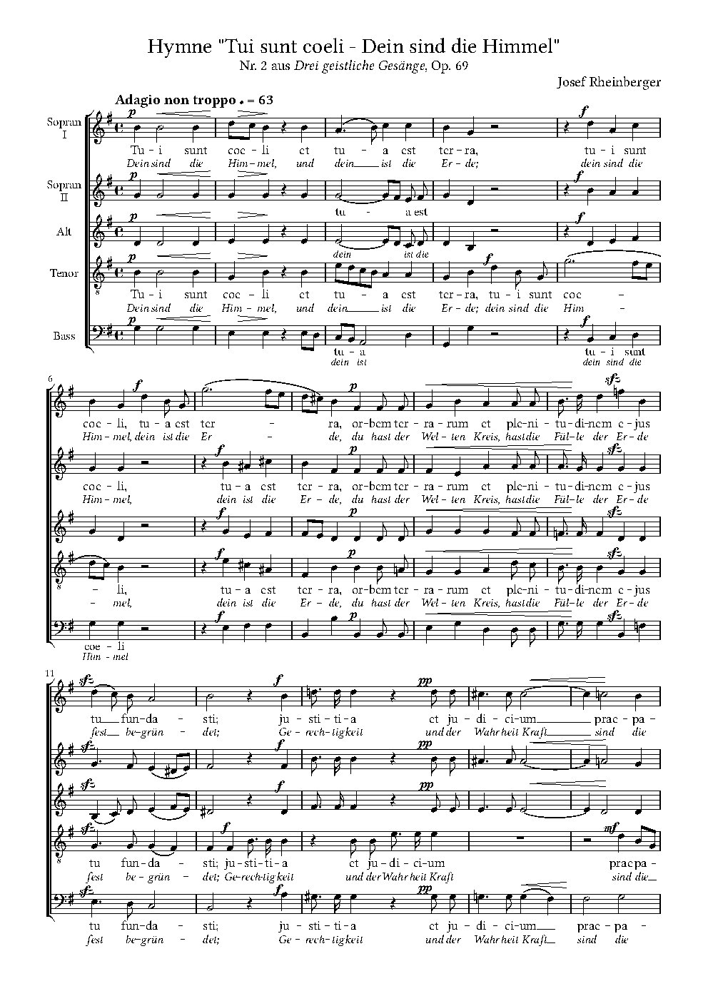 Hymne, Op. 69, No. 2