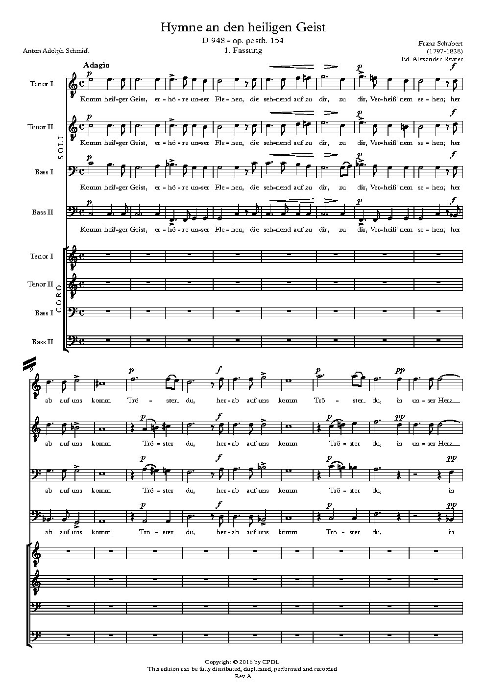 Hymne an den heiligen Geist D 948