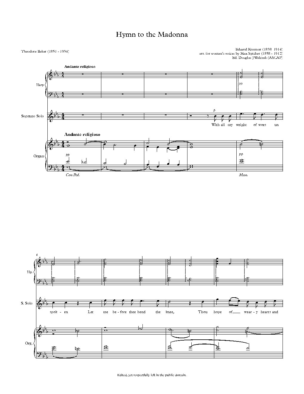 Hymn to the Madonna