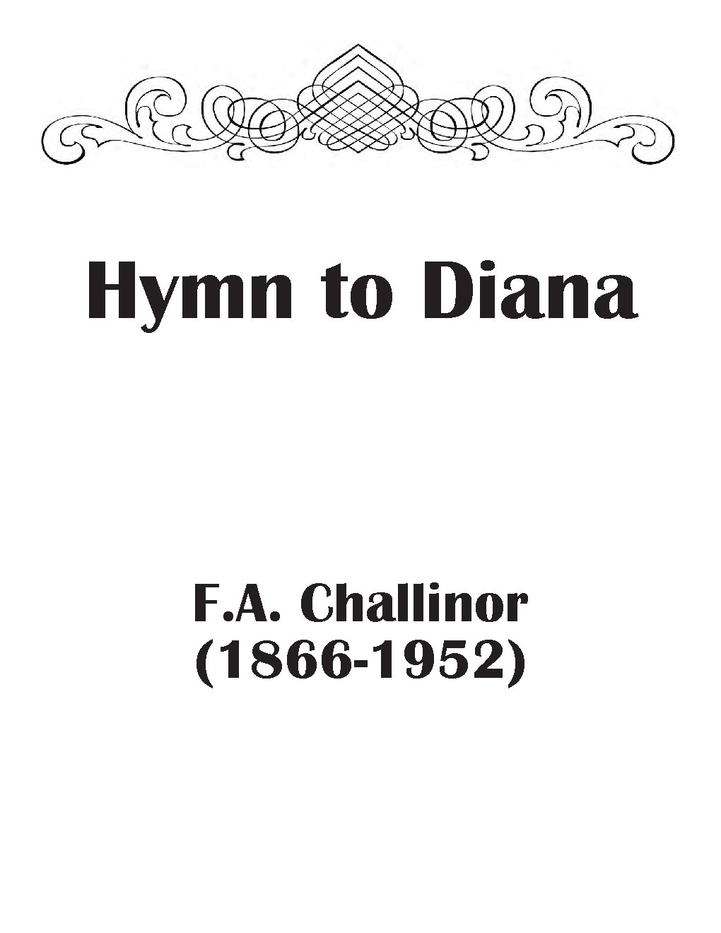 Hymn to Diana