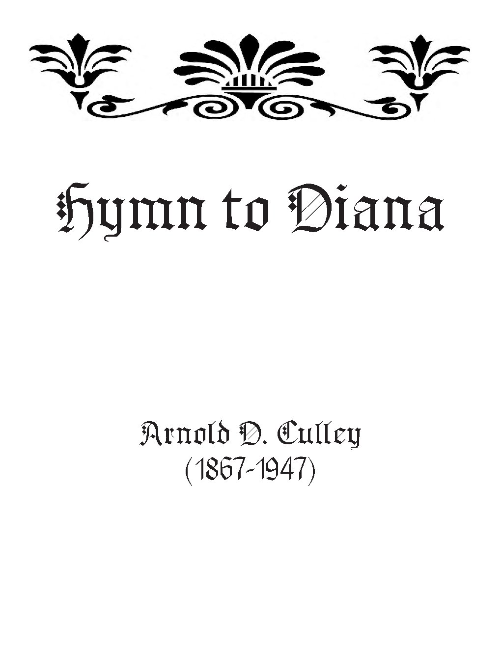 Hymn to Diana