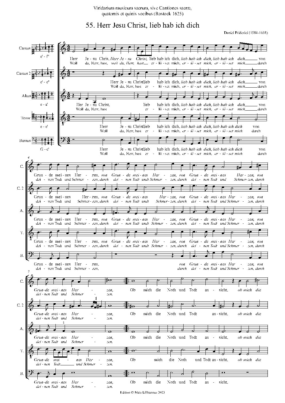 Herr Jesu Christ, lieb hab ich dich