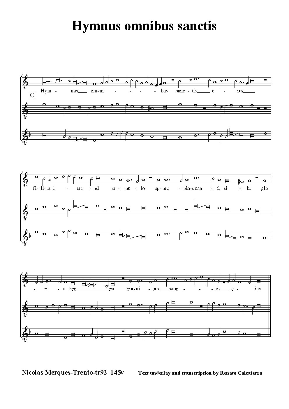 Hymnus omnibus Sanctis