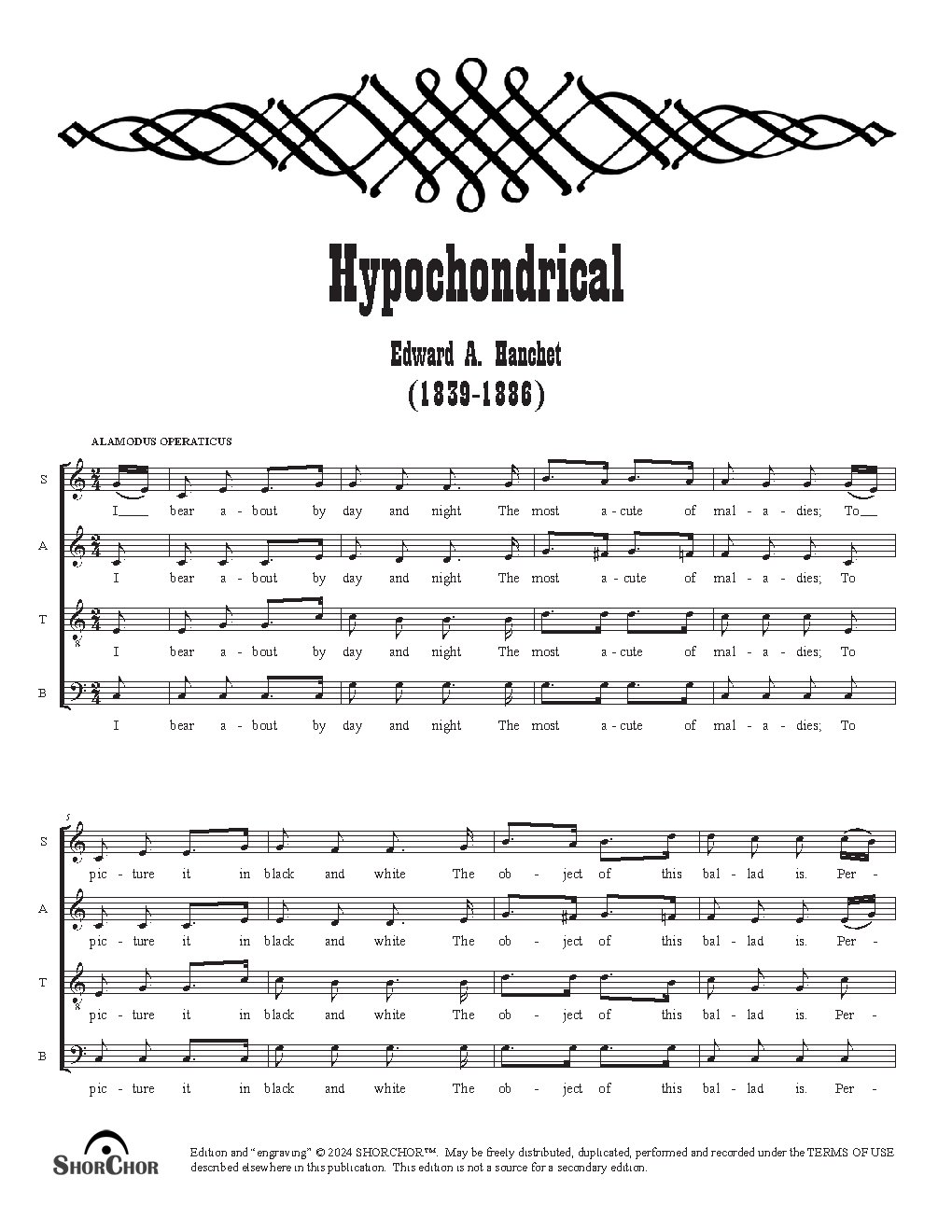 Hypochondrical - Choir Script PDF Thumbnail