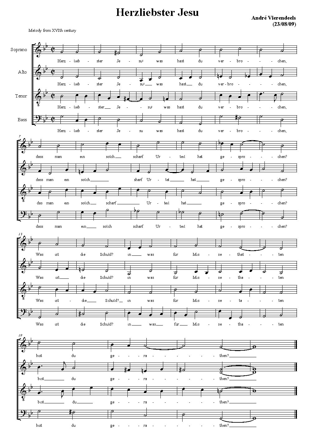 Herzliebster Jesu