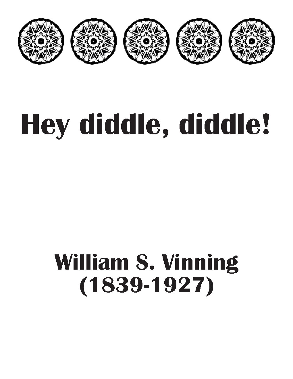 Hey diddle, diddle!
