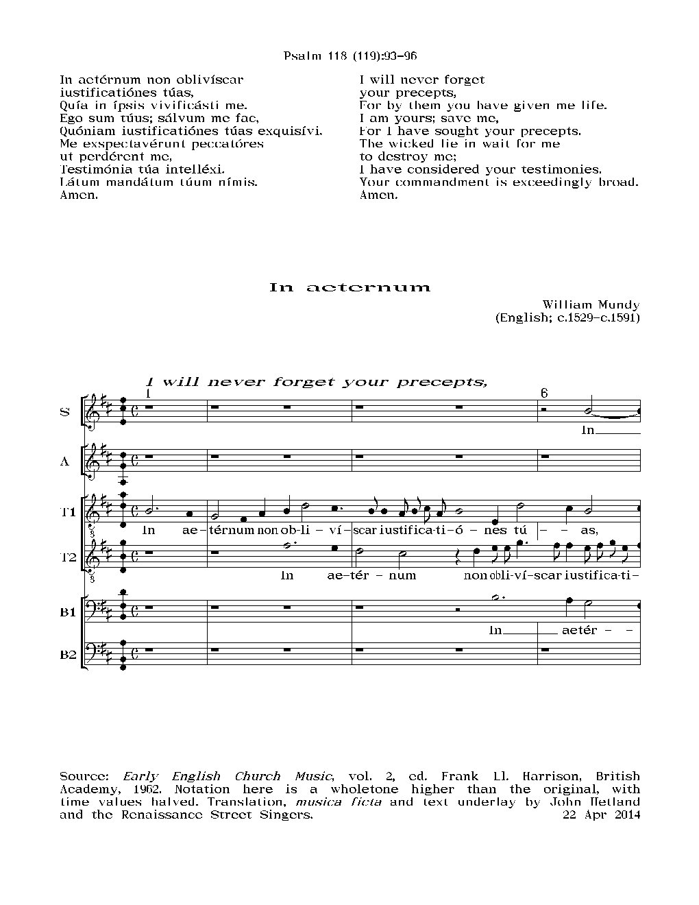 In aeternum