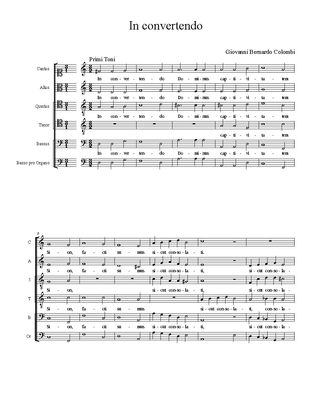 In convertendo - Choir Script PDF Thumbnail