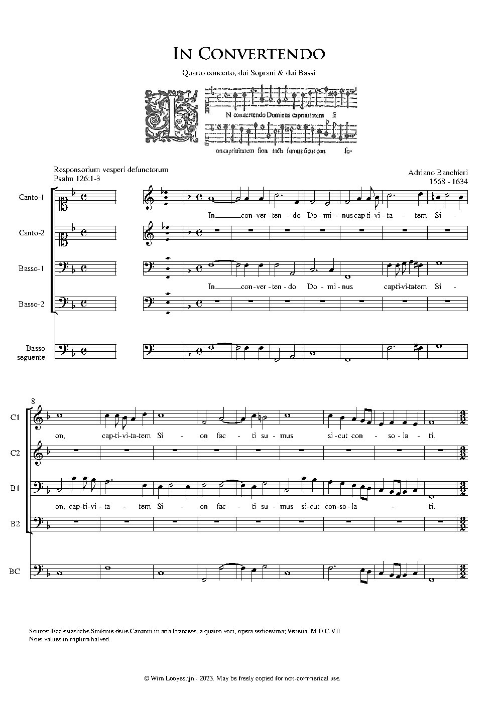 In convertendo - Choir Script PDF Thumbnail