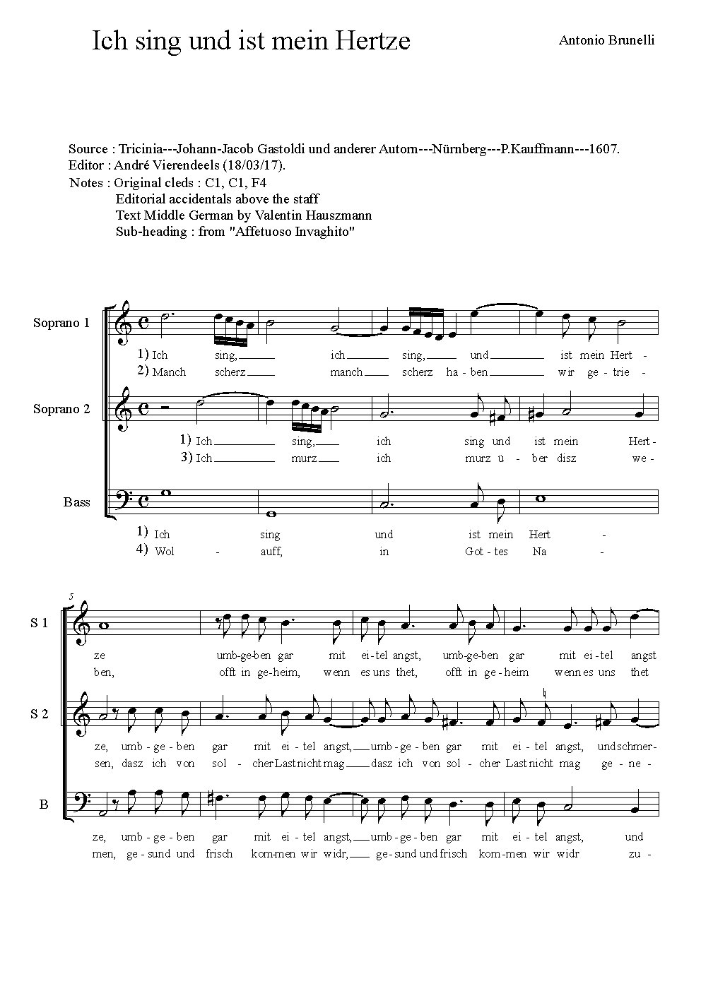 Ich sing