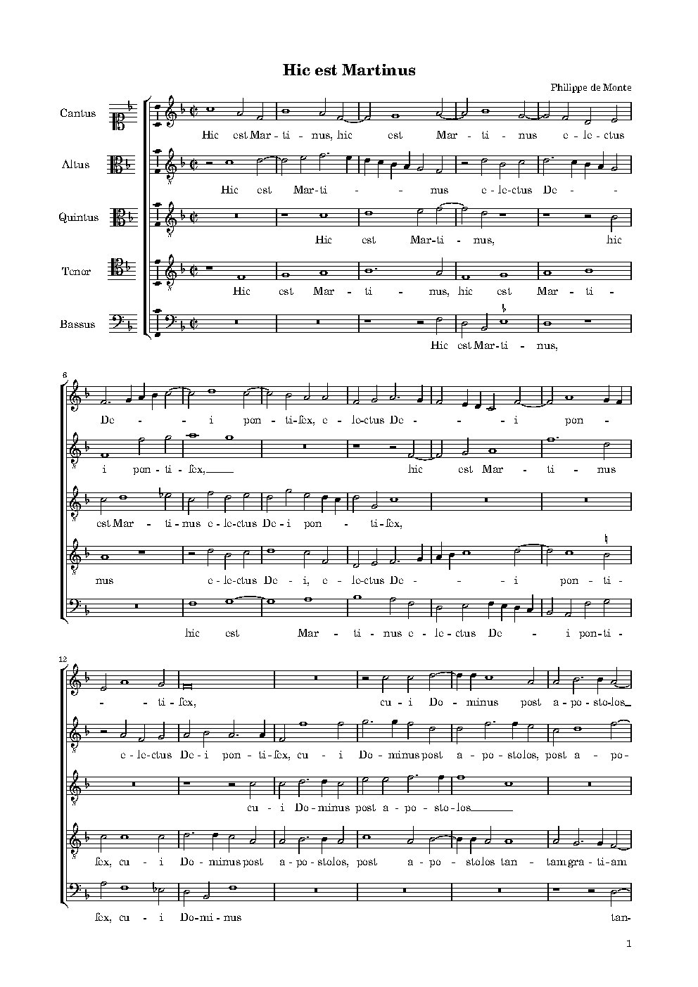 Hic est Martinus