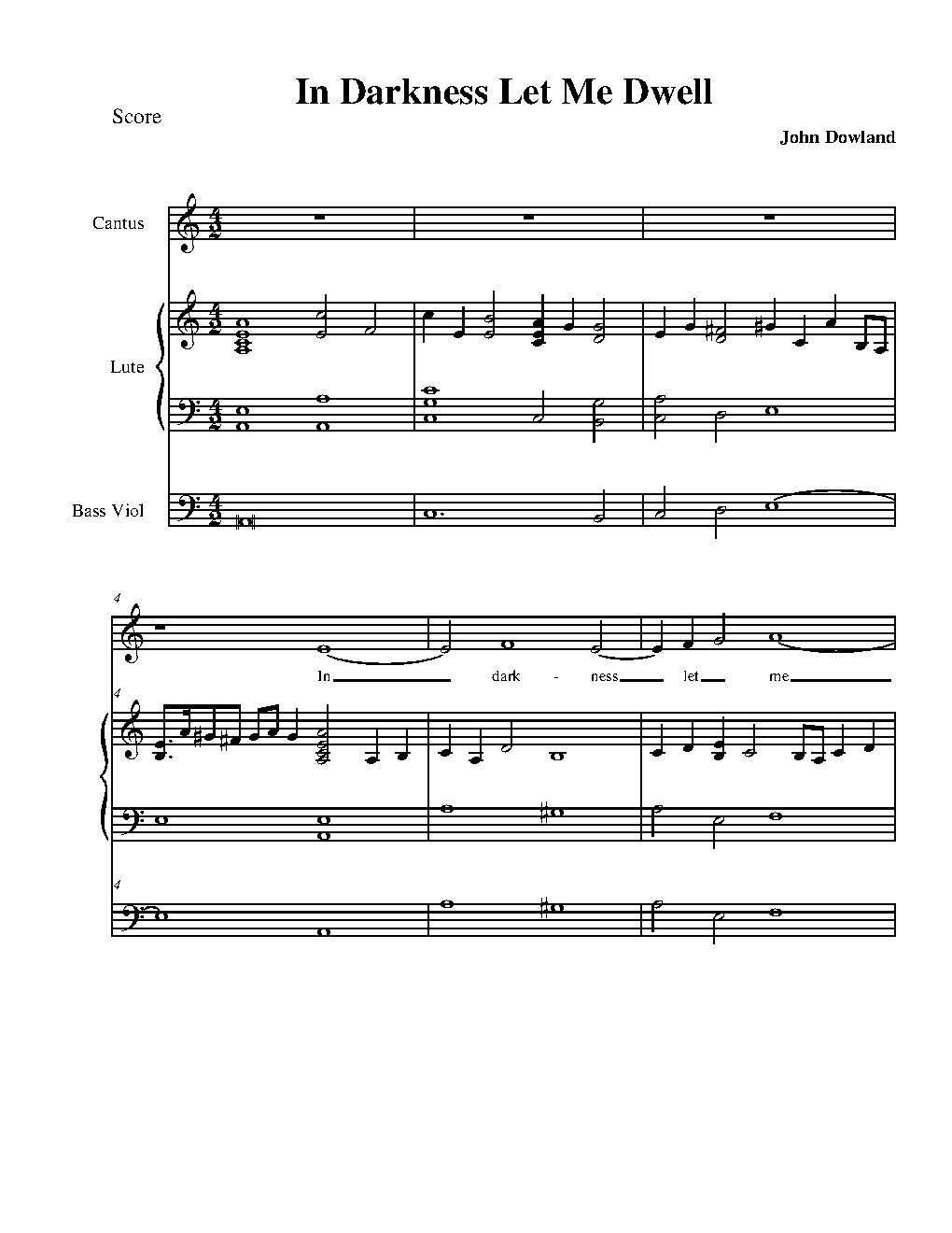 In darkness let me dwell - Choir Script PDF Thumbnail