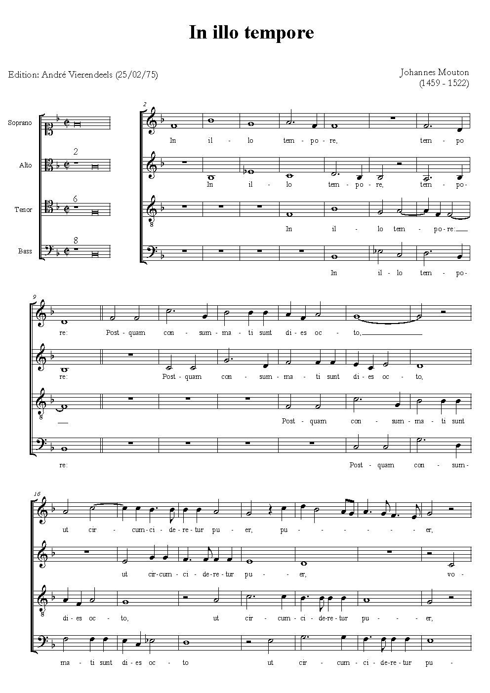 In illo tempore