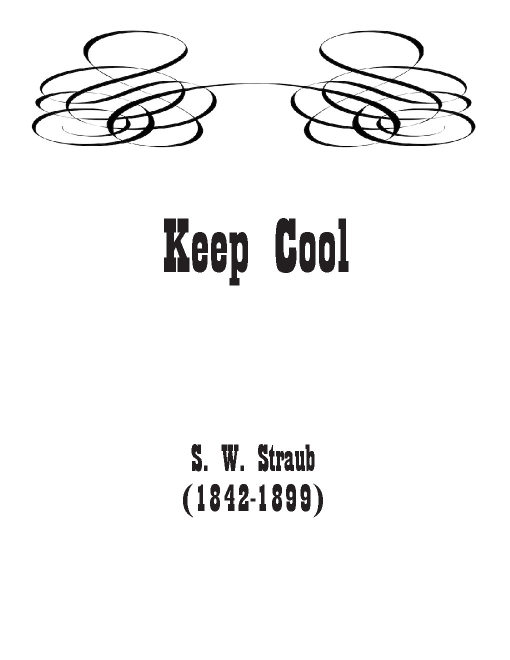 Keep cool - Choir Script PDF Thumbnail