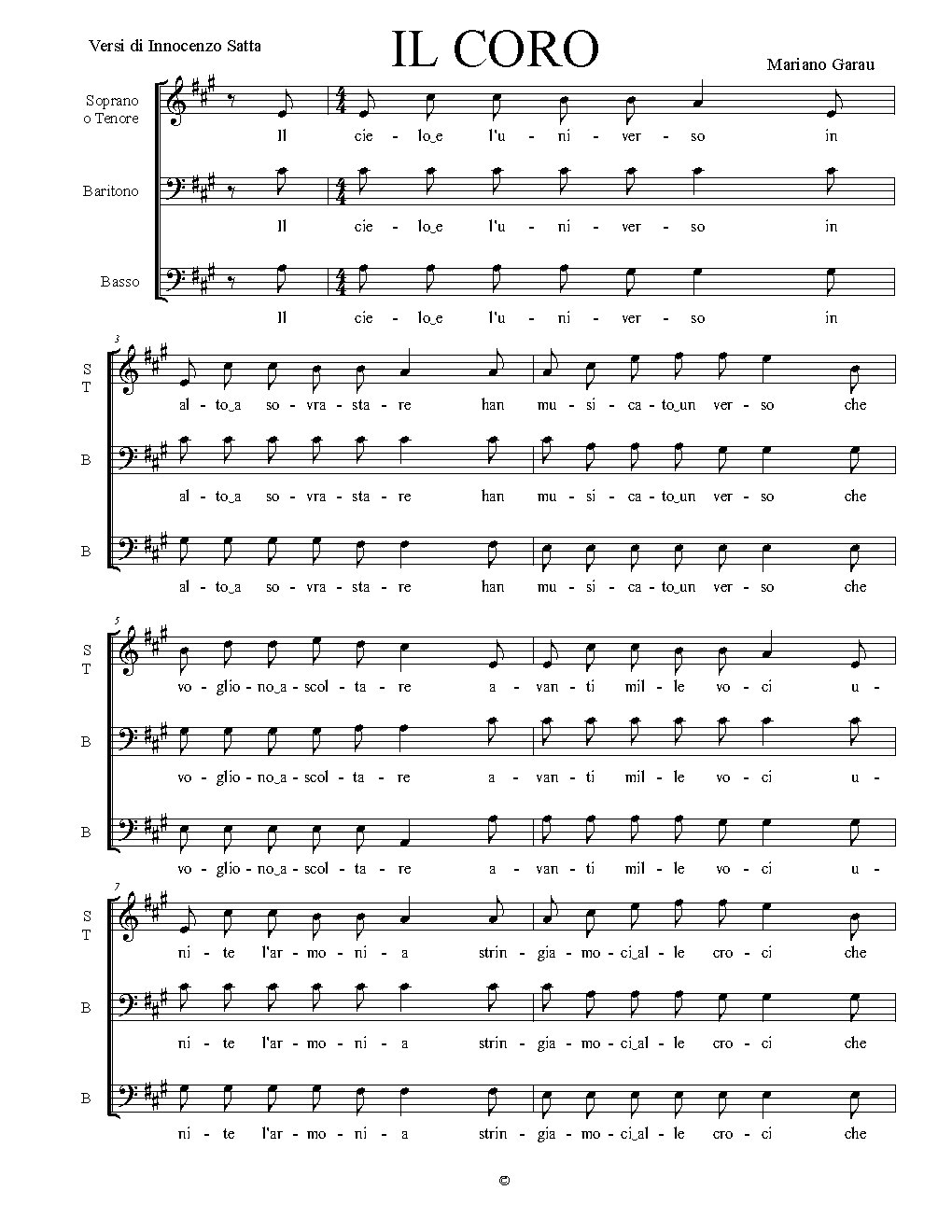 Il coro