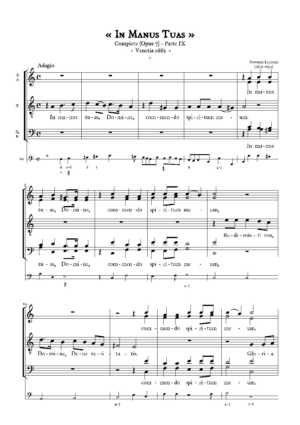 In Manus Tuas - Choir Script PDF Thumbnail