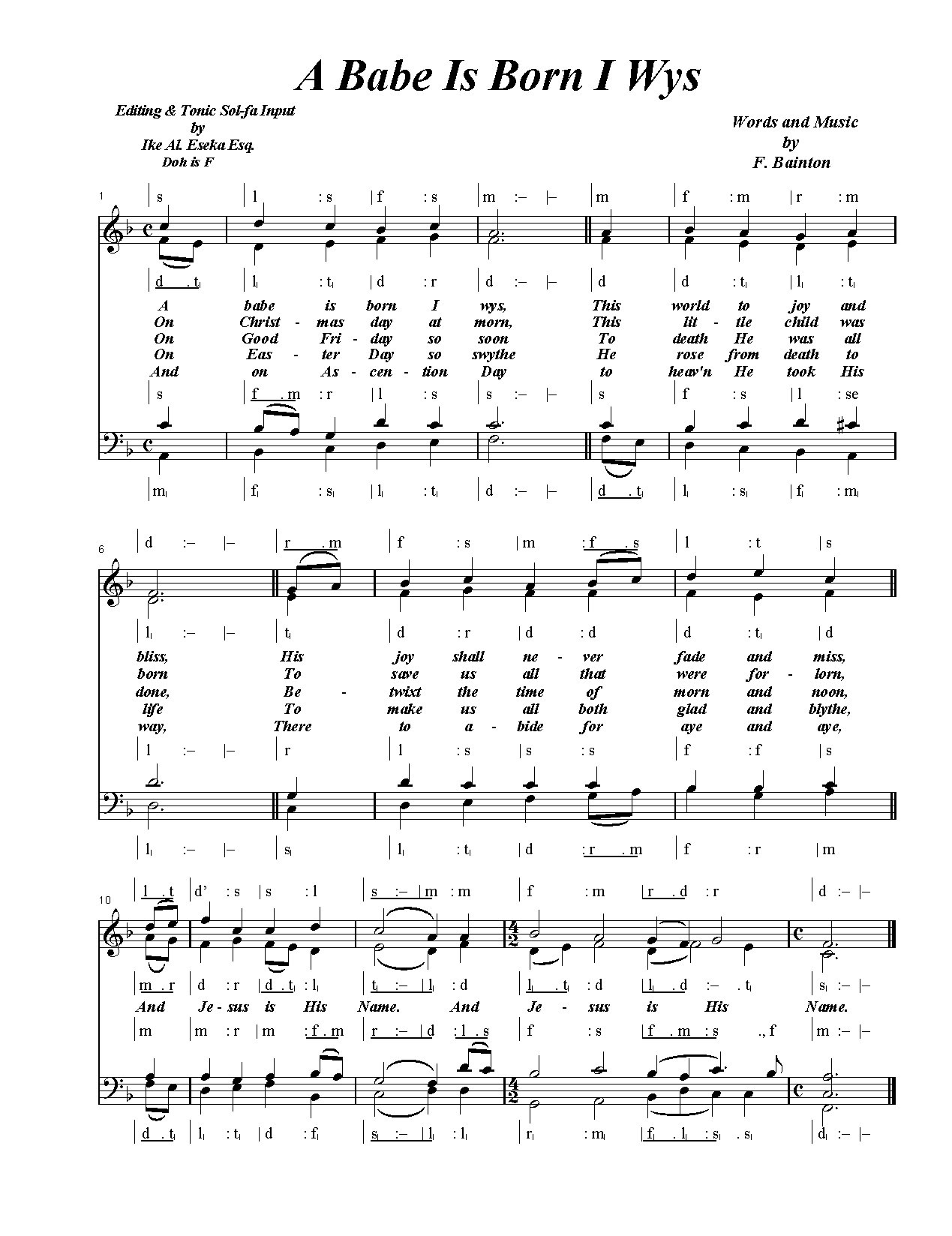 Easter Songs - Download Choir Script PDF