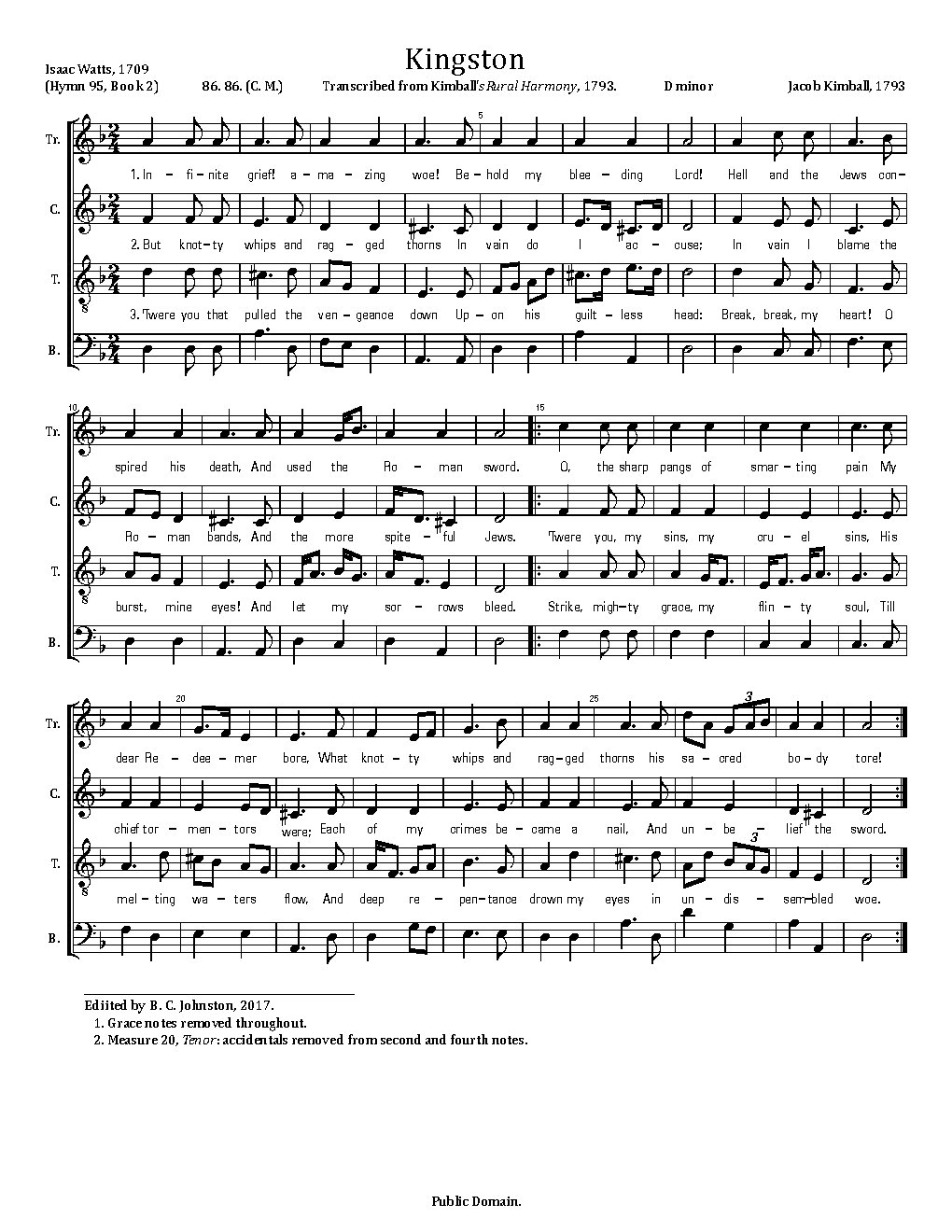 Kingston - Choir Script PDF Thumbnail