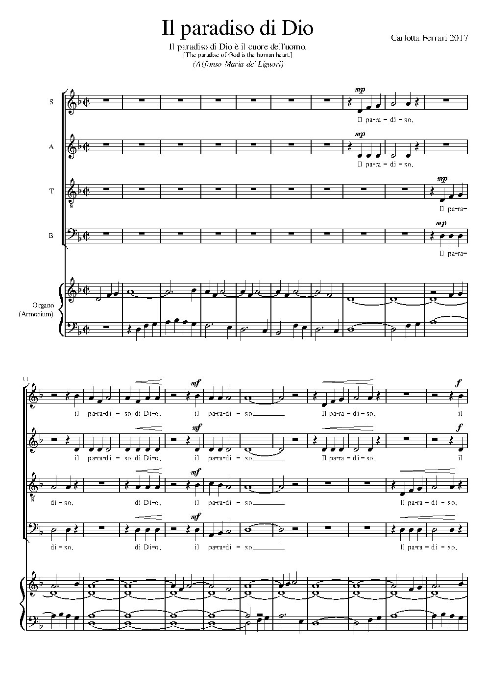 Il paradiso di Dio