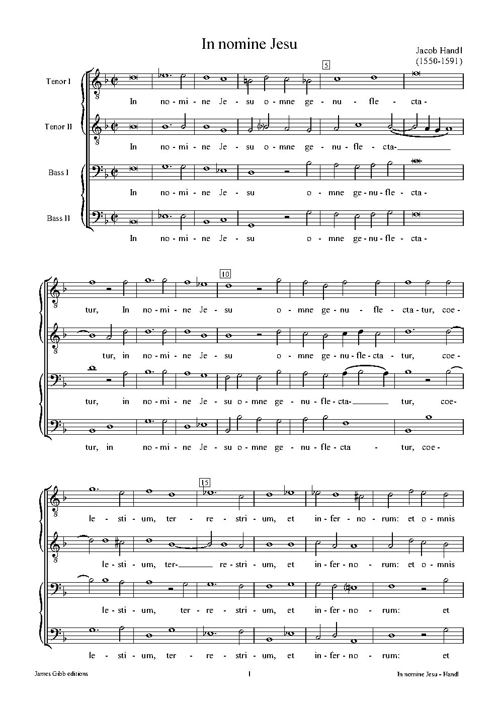 In nomine Jesu