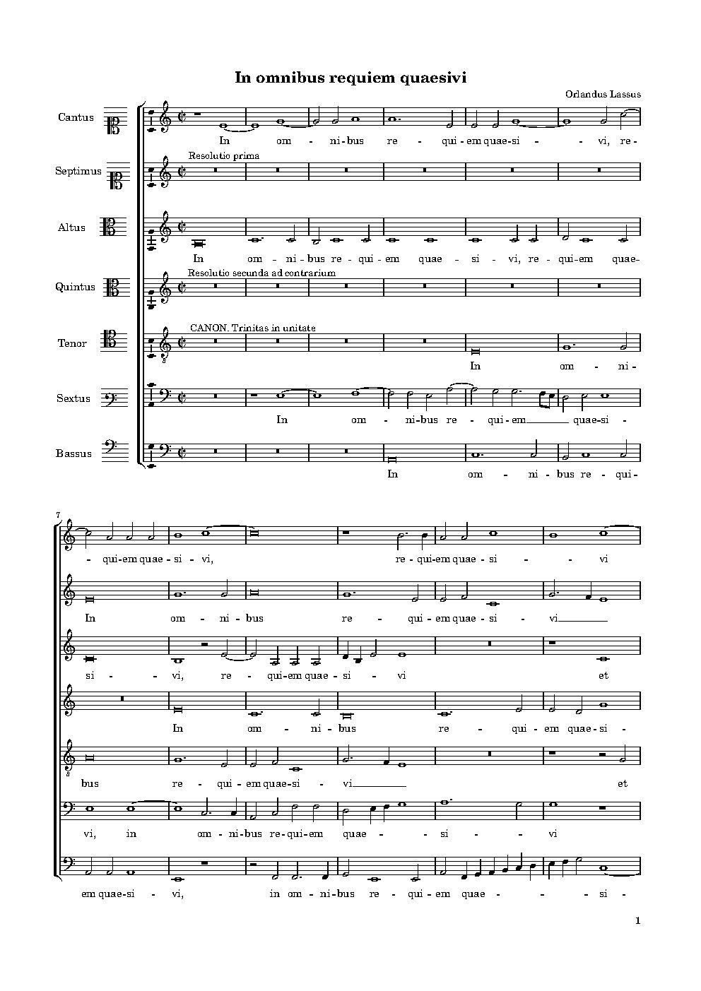 In omnibus requiem quaesivi