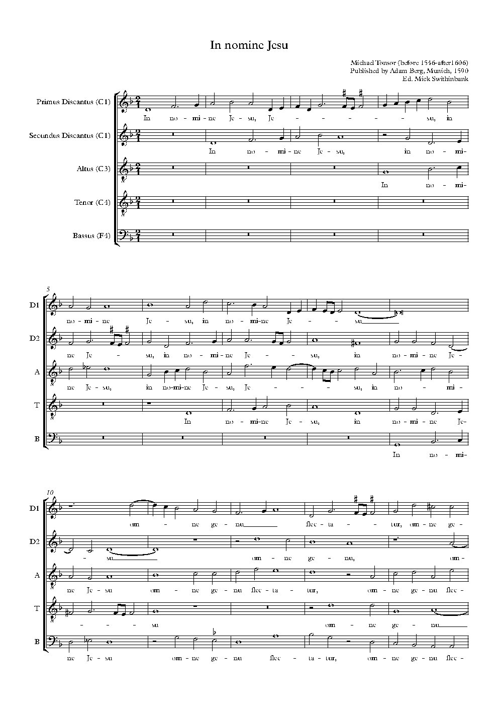 In nomine Jesu