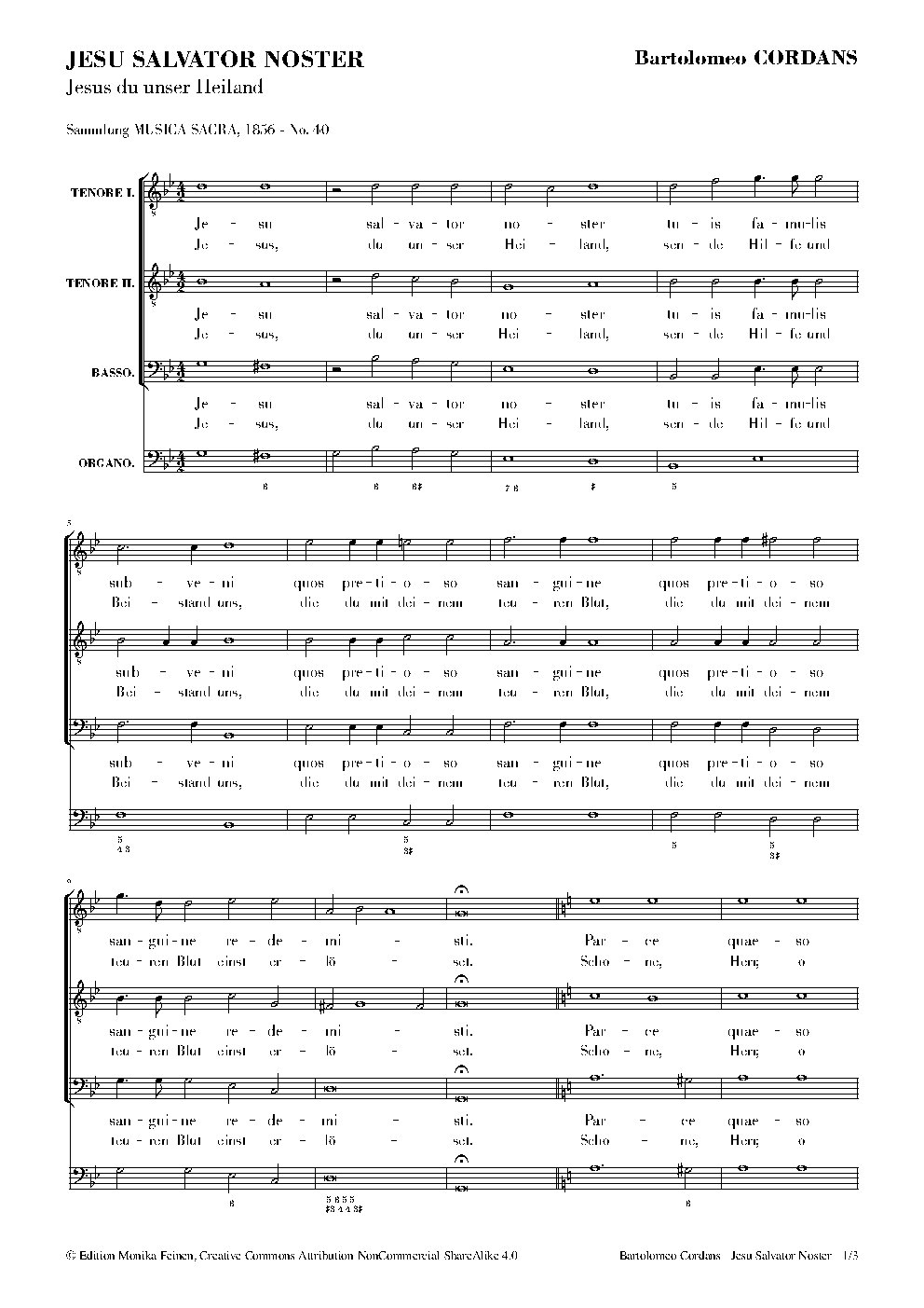 Jesu, Salvator noster