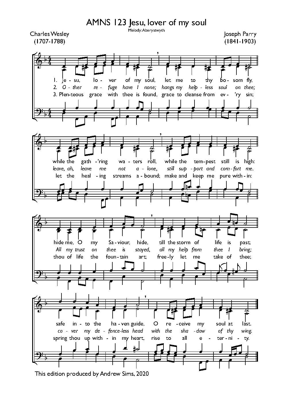 Jesu, lover of my soul