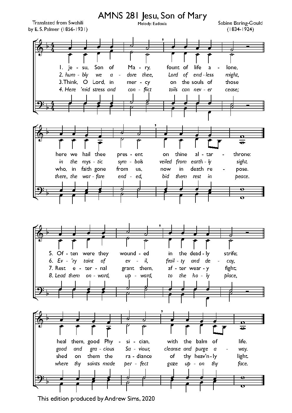 Jesu, Son of Mary