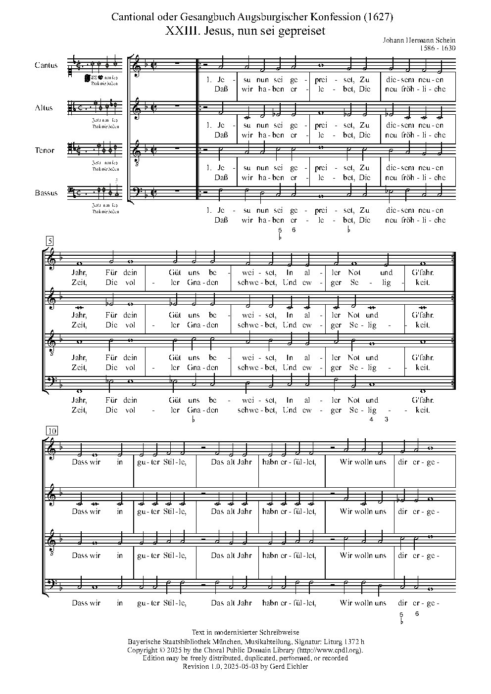 Jesu, nun sei gepreiset
