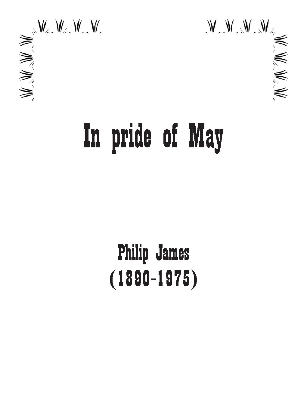 In pride of May