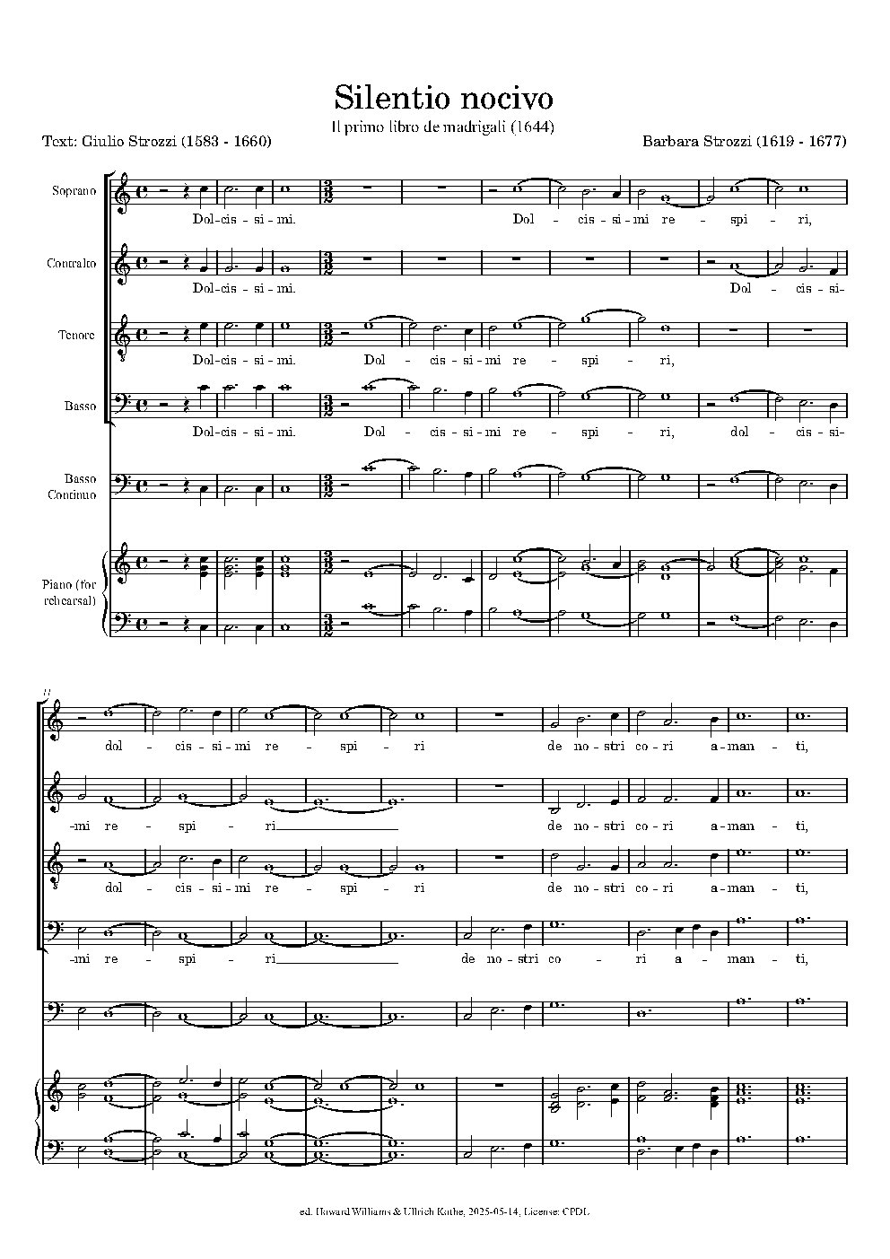 Silentio nocivo - Choir Script PDF Thumbnail