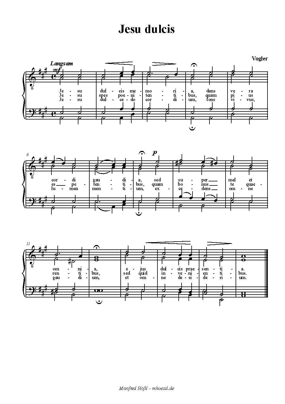 Jesu dulcis