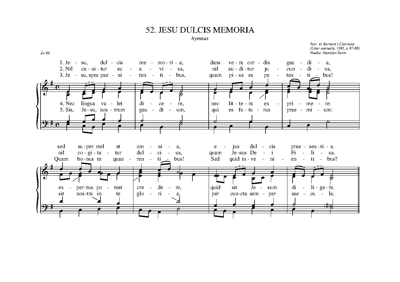 Jesu dulcis memoria