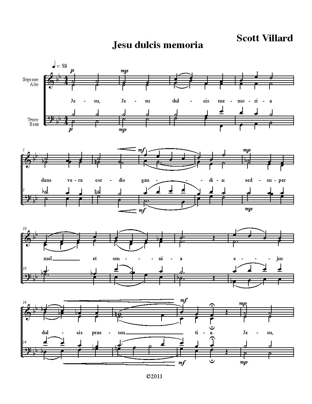 Jesu dulcis memoria