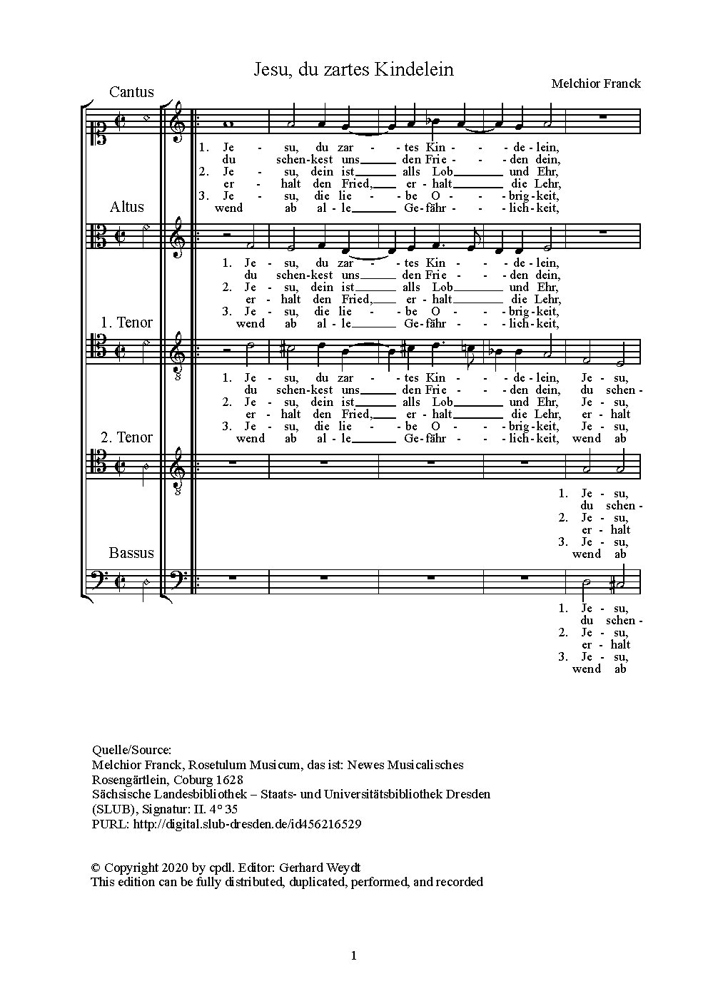 Jesu du zartes Kindelein