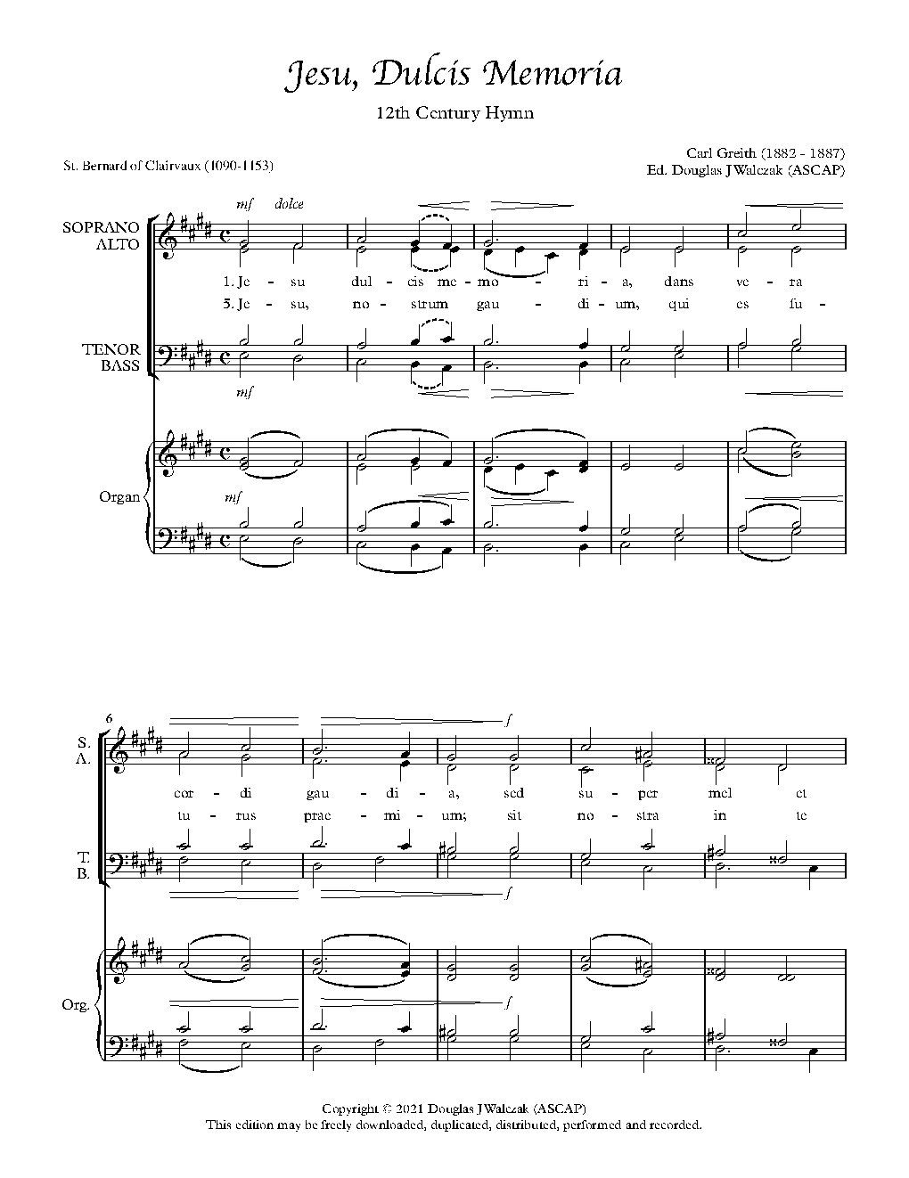 Jesu dulcis memoria