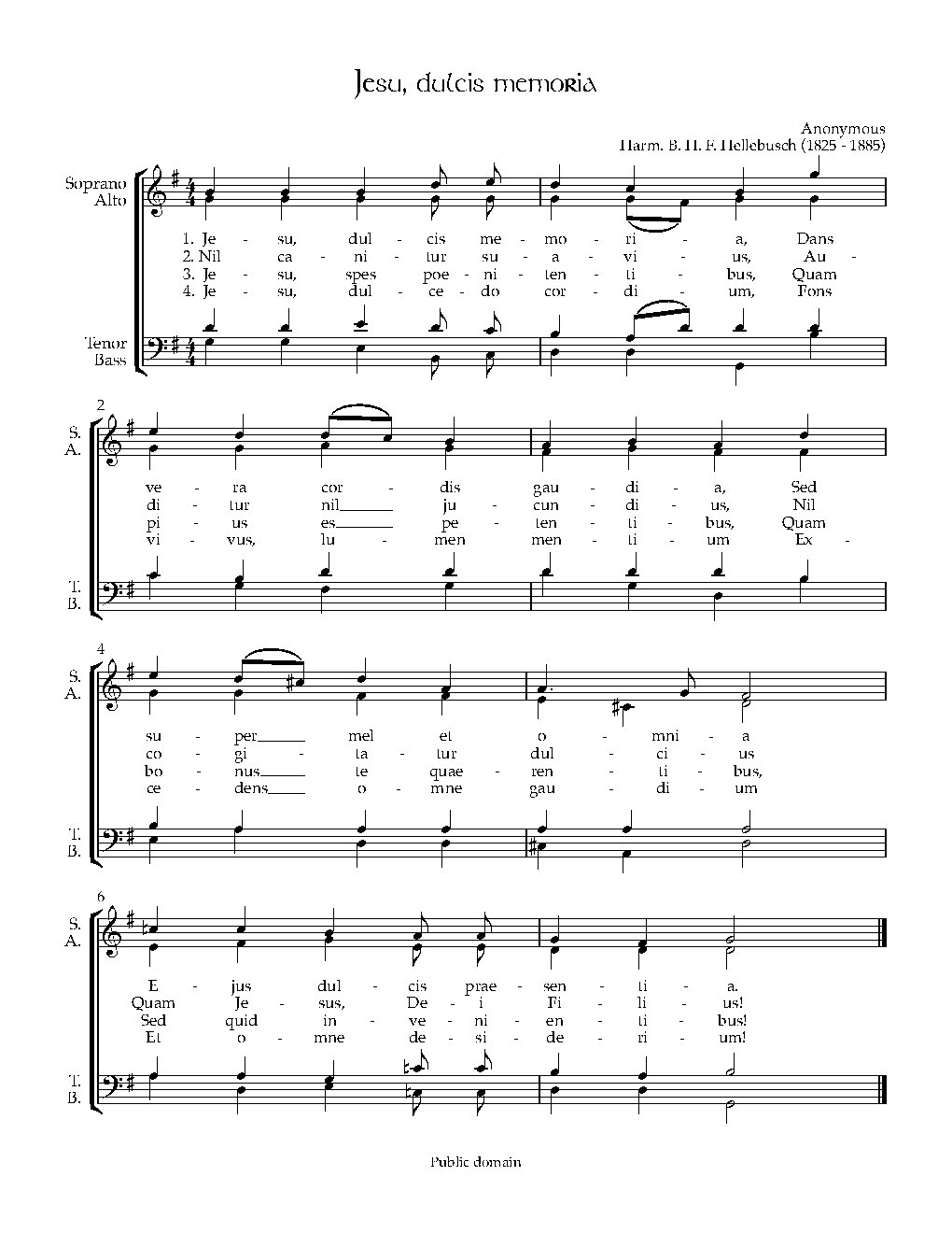 Jesu dulcis memoria 2
