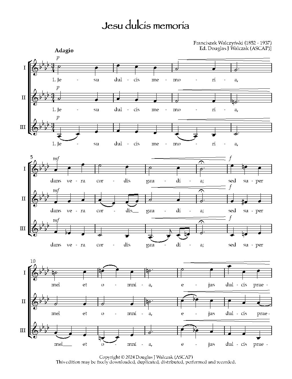 Jesu dulcis memoria