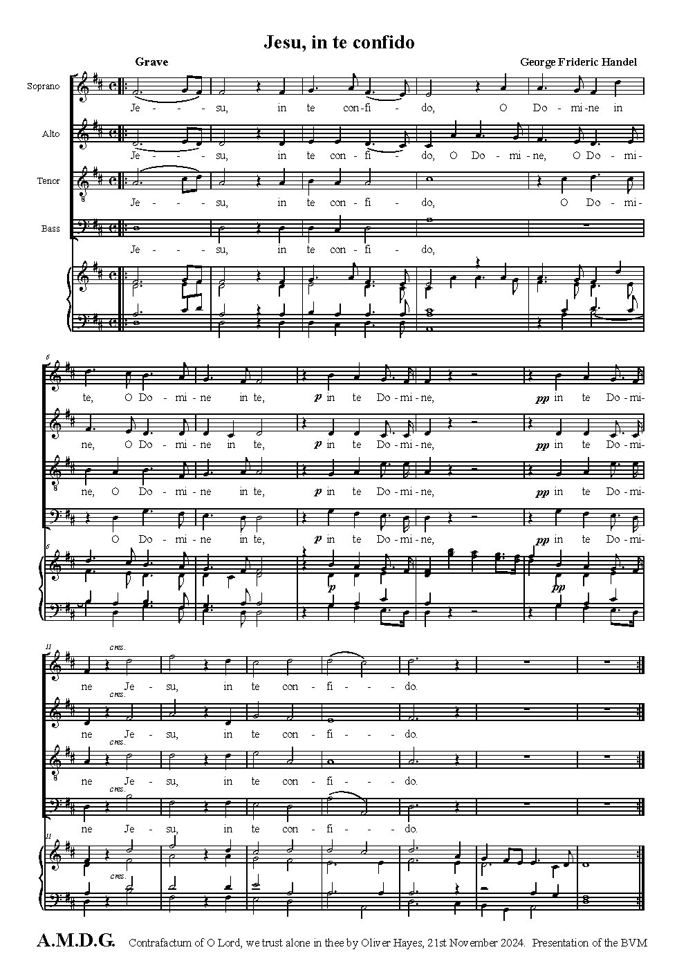 Jesu in te confido