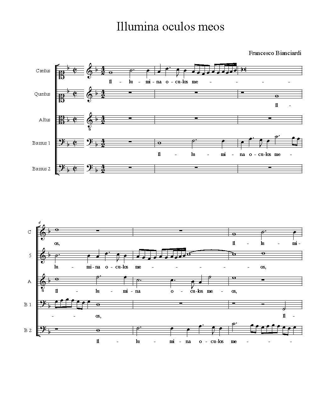 Illumina oculos meos - Choir Script PDF Thumbnail