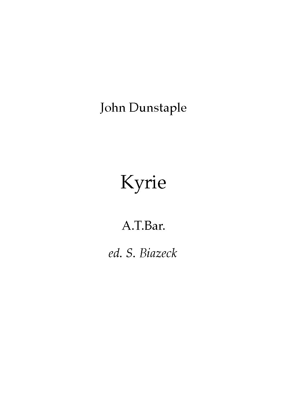 Kyrie (Tr. 87, f. 126r)